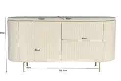 Livingfurn Dressoir Patou Beige 170cm