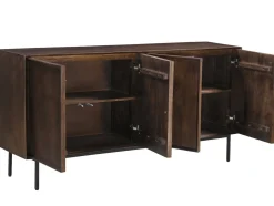 Livingfurn Dressoir Ravenstein Mango Bruin 180cm