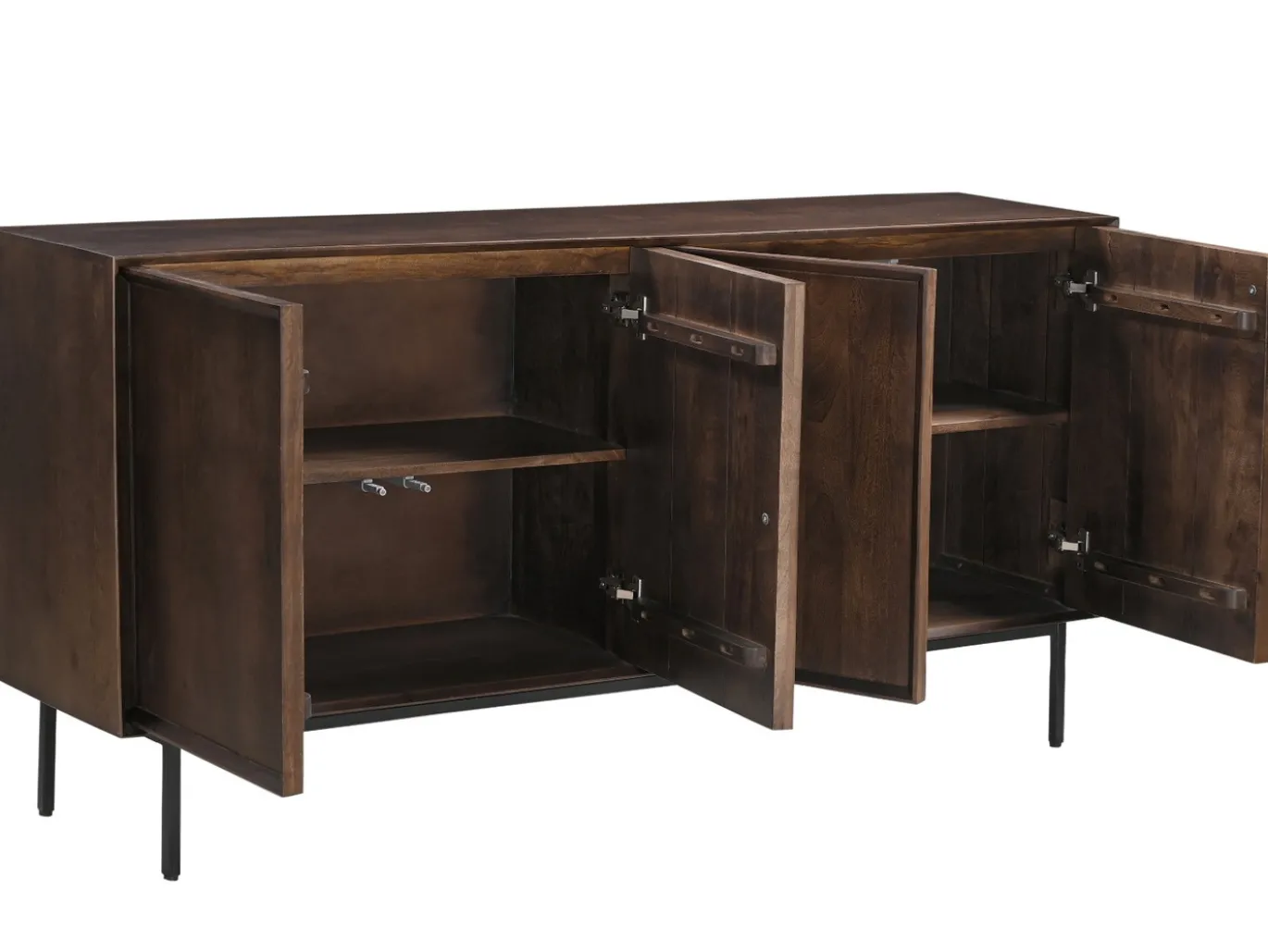 Livingfurn Dressoir Ravenstein Mango Bruin 180cm