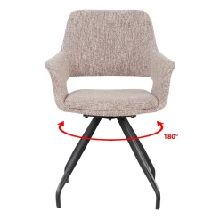 Livingfurn Eetkamerstoel Capp Blossom Lodge Roze