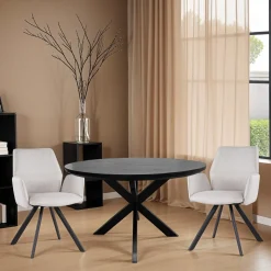 Livingfurn Eetkamerstoel Diana Beige