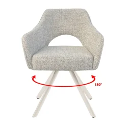 Livingfurn Eetkamerstoel Helen Zand Naturel