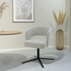 Livingfurn Eetkamerstoel Isabel Beige