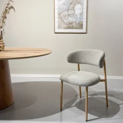 Livingfurn Eetkamerstoel Micah Hush Oak