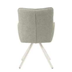 Livingfurn Eetkamerstoel Tori Zand/Wit