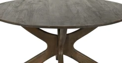 Livingfurn Eetkamertafel Brix Montreaux Round Brown 130cm