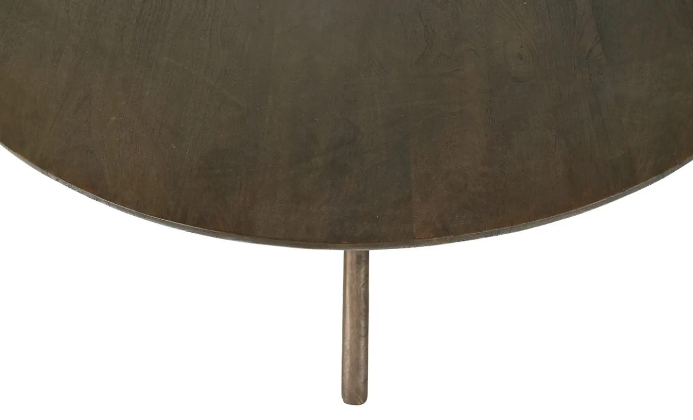 Livingfurn Eetkamertafel Brix Montreaux Round Brown 130cm