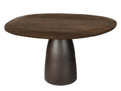 Livingfurn Eetkamertafel Brix Marron Mango 140cm