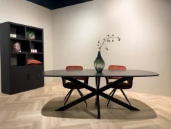 Livingfurn Eetkamertafel Jesper Zwart 210cm