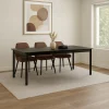 Livingfurn Eetkamertafel Tobago Espresso 220cm Rechthoek Bruin
