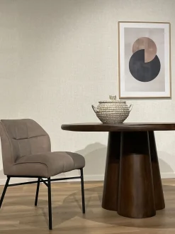 Livingfurn Eettafel Brix Clubs 130cm Mangohout