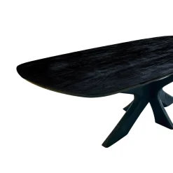 Livingfurn Eettafel Brix Montreaux Zwart 220cm