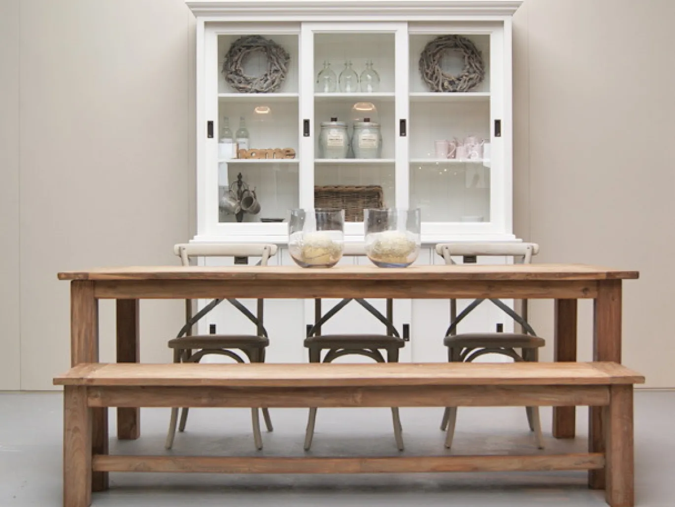 Livingfurn Eettafel DK Koplat 220cm Teakhout Rechthoek