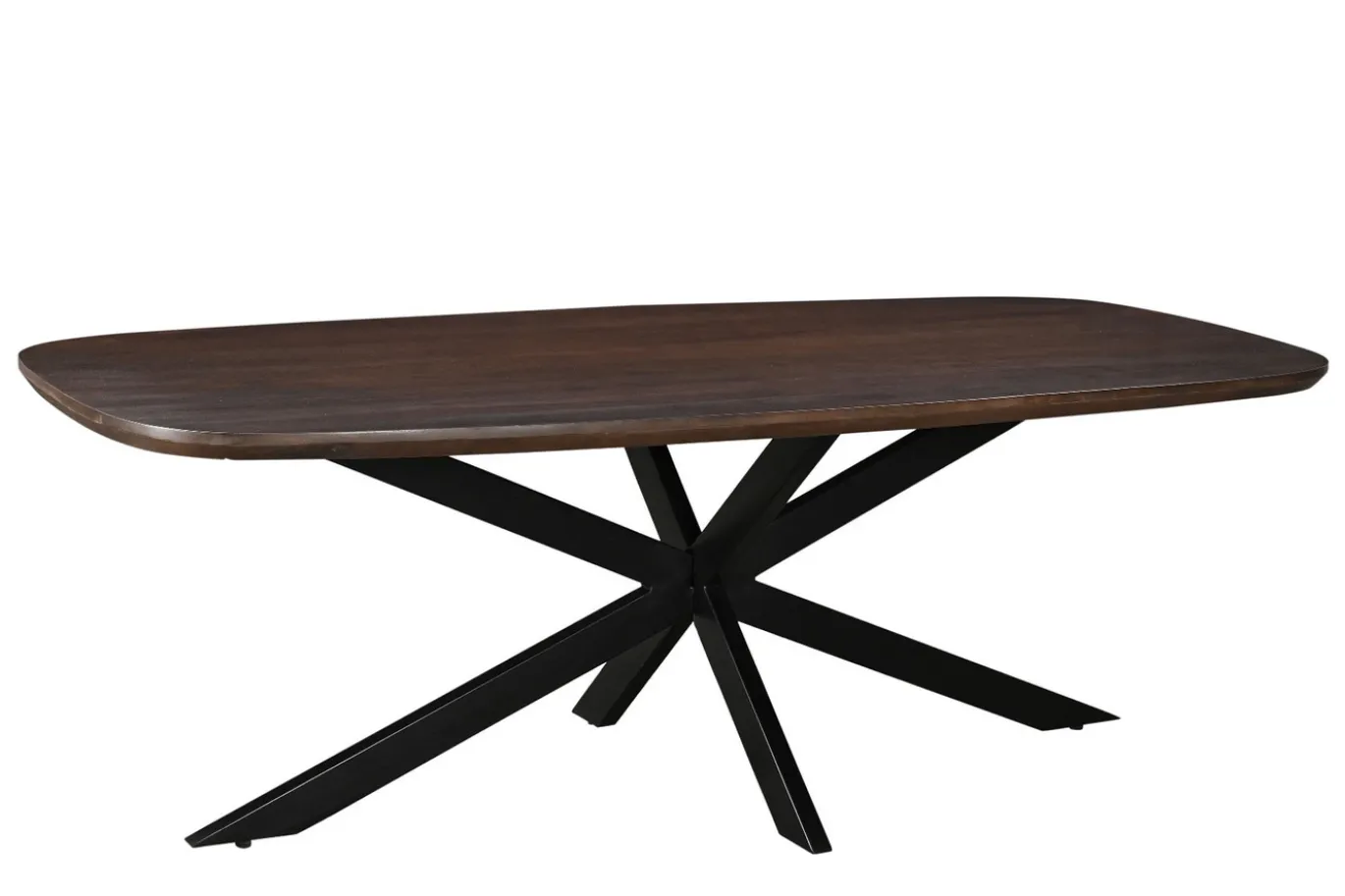 Livingfurn Eettafel Jesper Deens Ovaal Bruin 180cm Mangohout