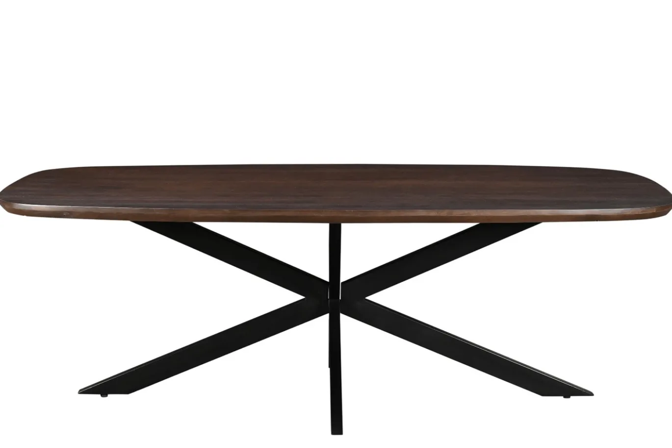 Livingfurn Eettafel Jesper Deens Ovaal Bruin 180cm Mangohout