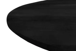 Livingfurn Eettafel Jesper Rond Zwart Ø120cm