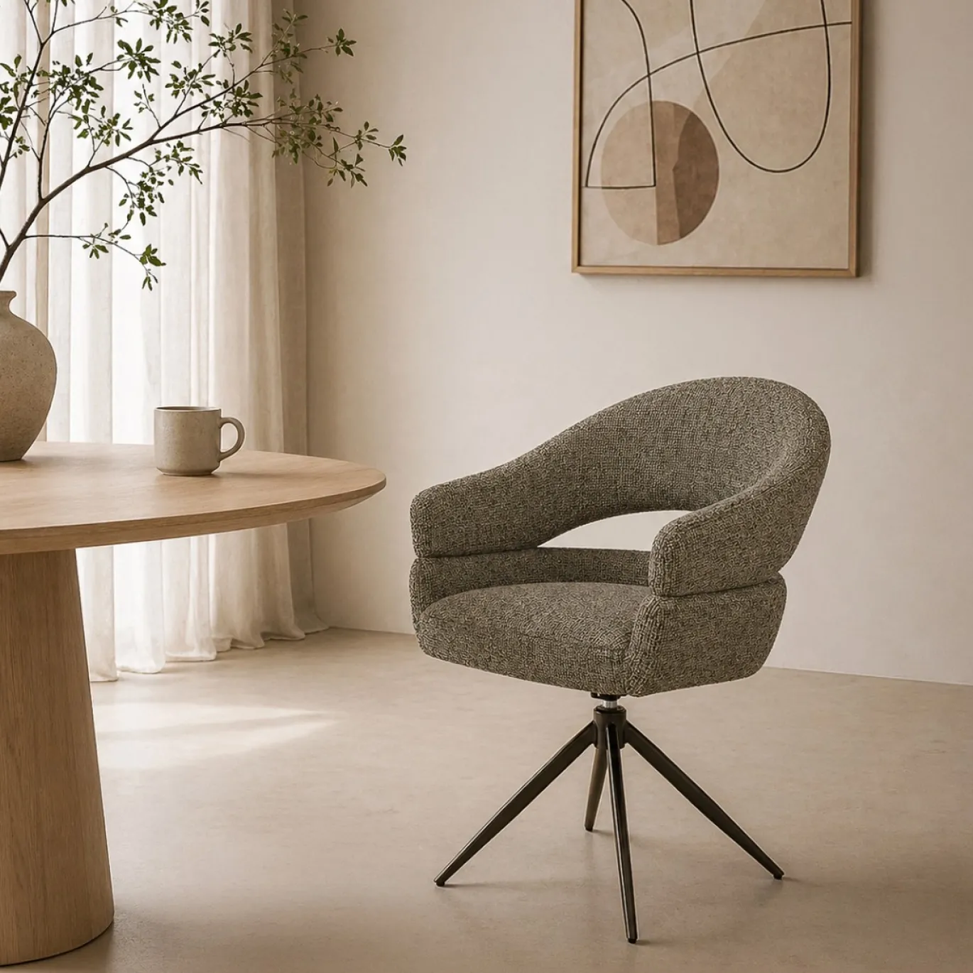 Livingfurn Eettafel Linn Desert Bronze