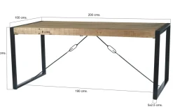 Livingfurn Eettafel Nairobi 200x100 cm
