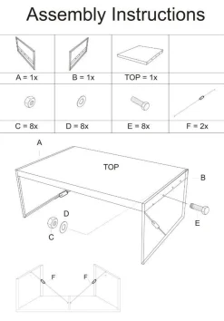Livingfurn Eettafel Nairobi 200x100 cm