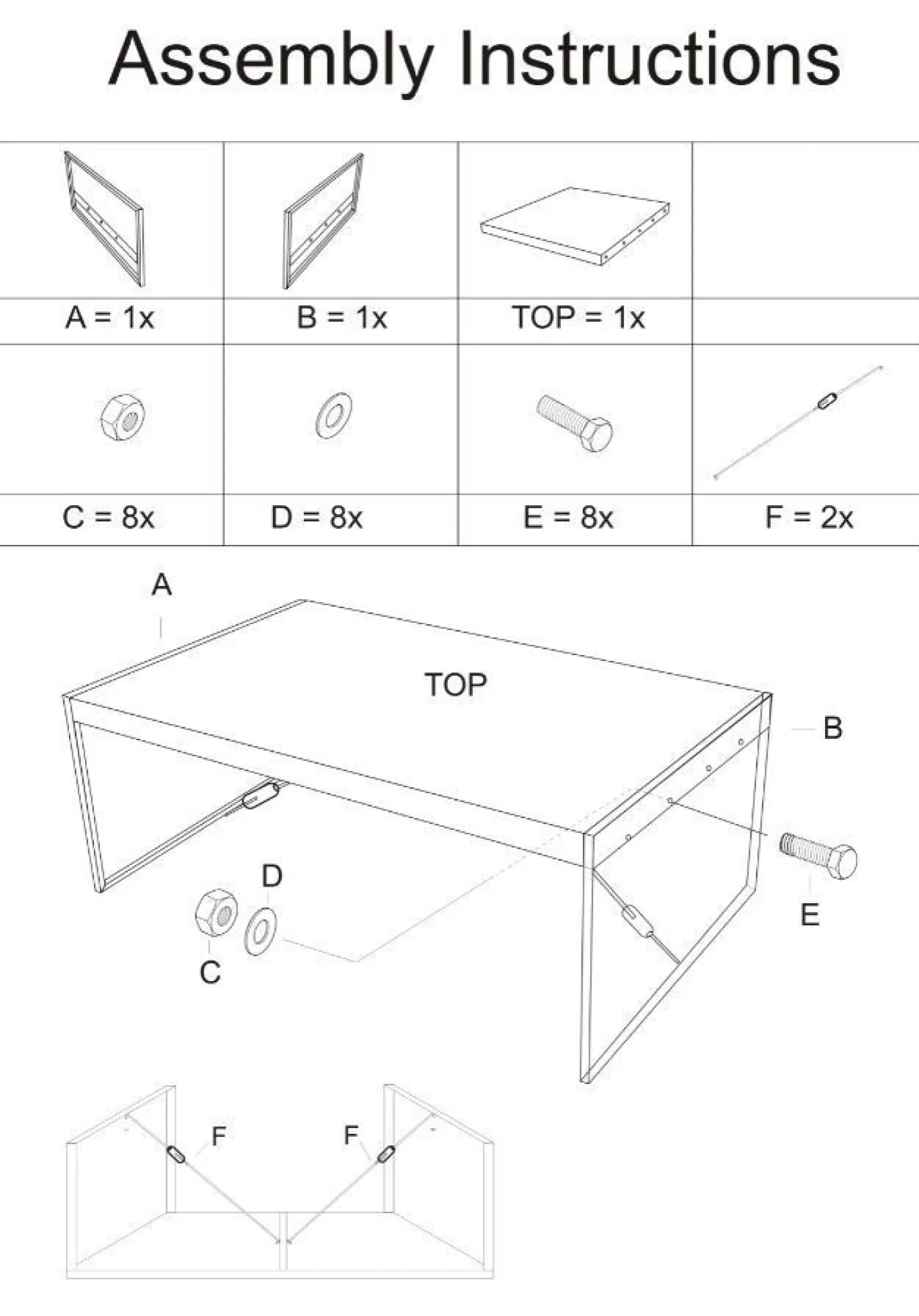 Livingfurn Eettafel Nairobi 200x100 cm
