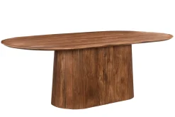 Livingfurn Eettafel Salvator Naturel 200cm Mangohout Ovaal