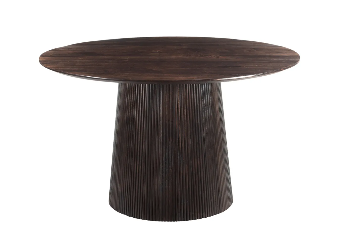 Livingfurn Eettafel Salvator Walnoot Ø130cm Mangohout Rond