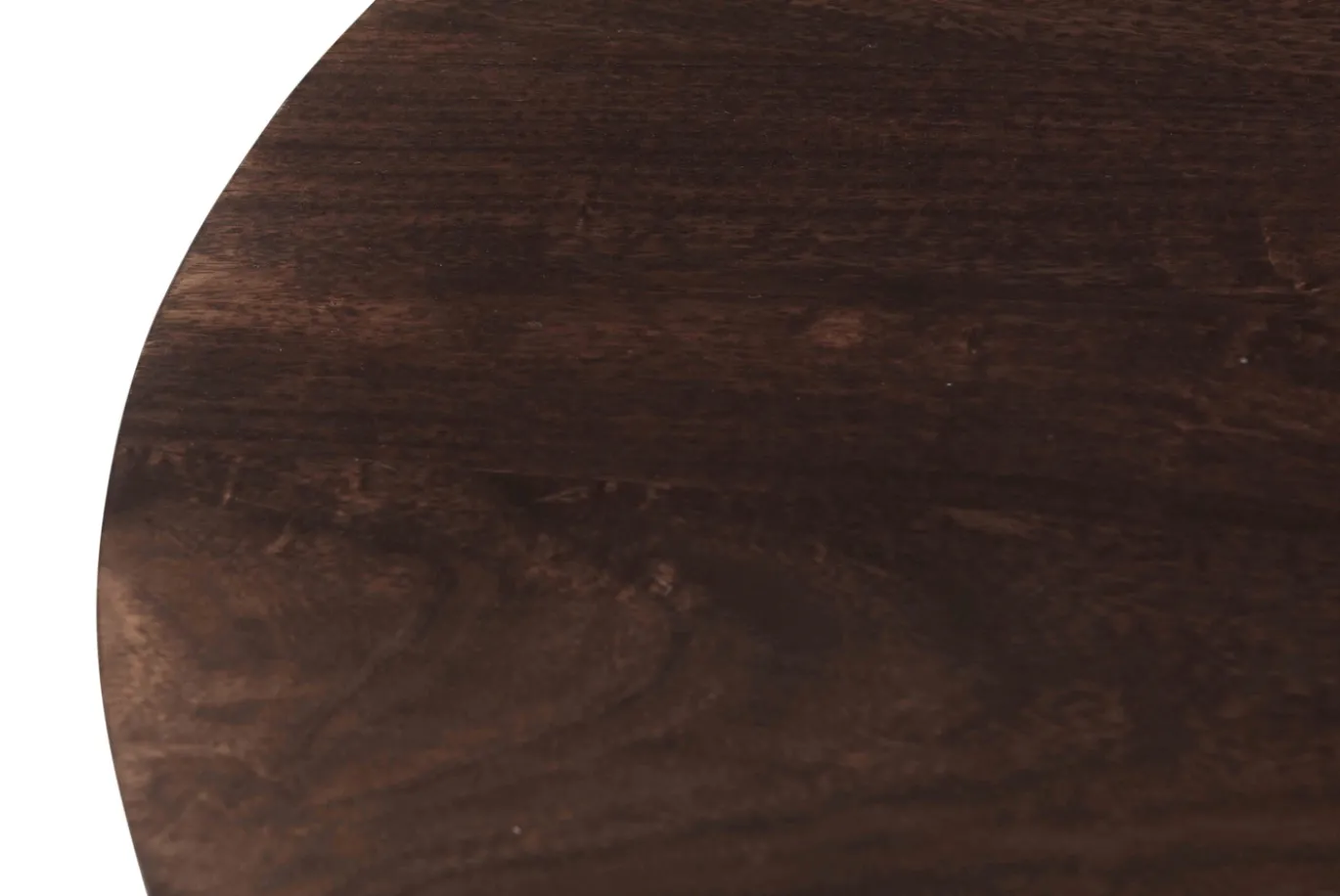 Livingfurn Eettafel Salvator Walnoot Ø130cm Mangohout Rond