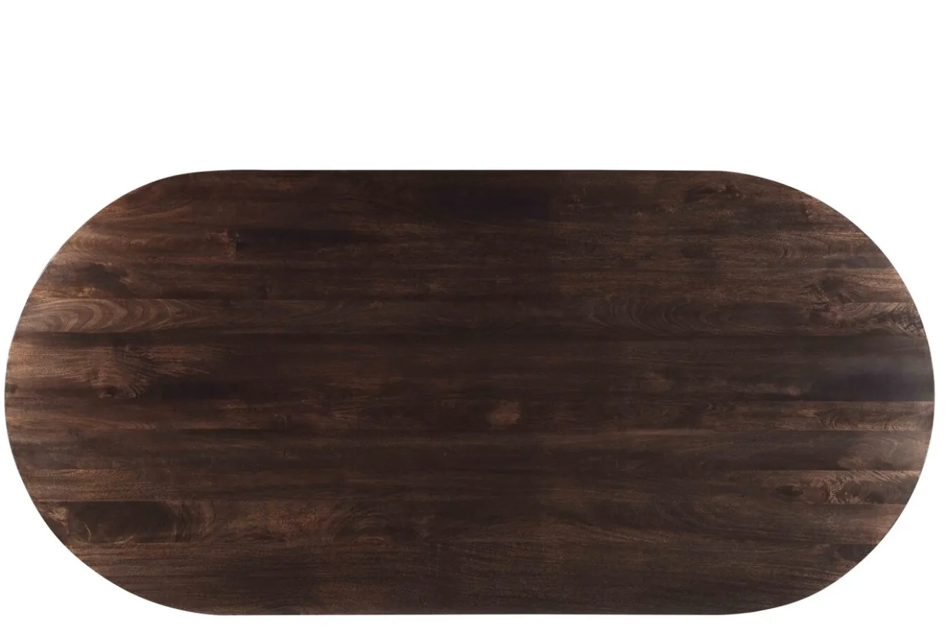 Livingfurn Eettafel Salvator Walnoot 200cm Mangohout Ovaal