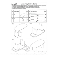 Livingfurn Eettafel Tyler 300cm