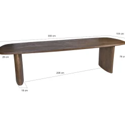 Livingfurn Eettafel Tyler 300cm