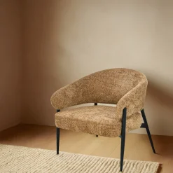 Livingfurn Fauteuil Dilan Venga Cognac Geel