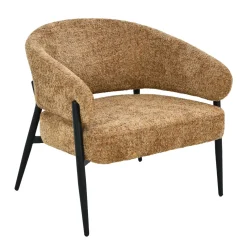 Livingfurn Fauteuil Dilan Venga Cognac Geel