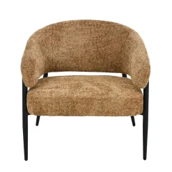 Livingfurn Fauteuil Dilan Venga Cognac Geel