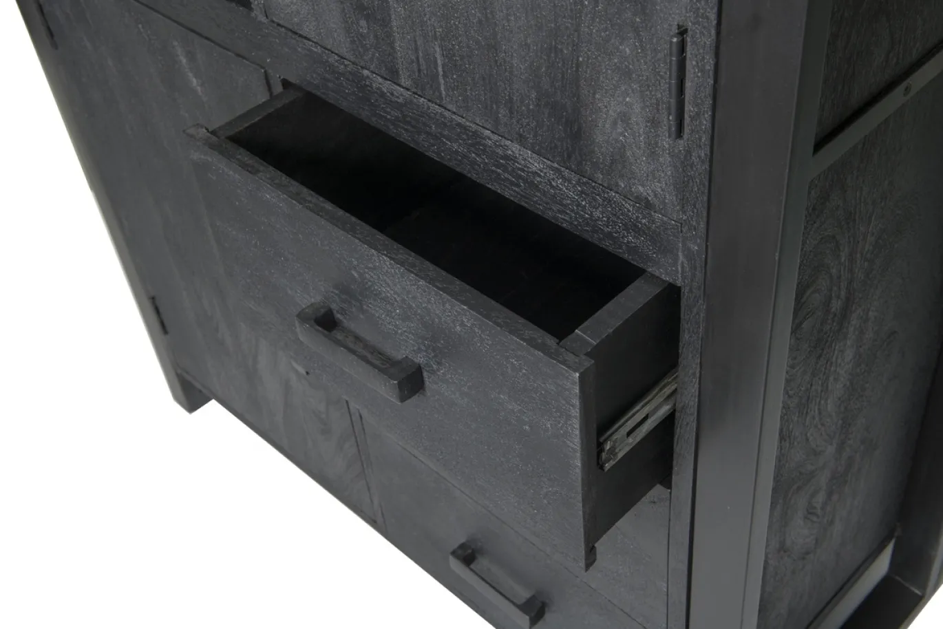 Livingfurn Kabinetkast Norris Zwart 100x150cm