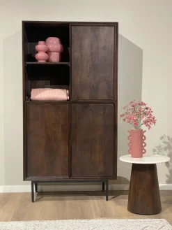 Livingfurn Kabinet Ravenstein Mango Bruin 90cm