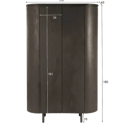 Livingfurn Kabinet Tobago Eikenfineer 180cm