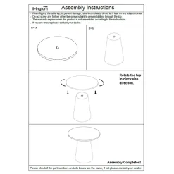 Livingfurn Novero Espresso 50cm