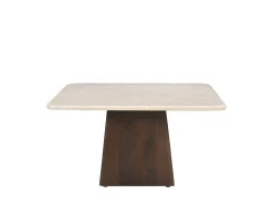 Livingfurn Salontafel Brix Bottecino Mango Vierkant 75cm