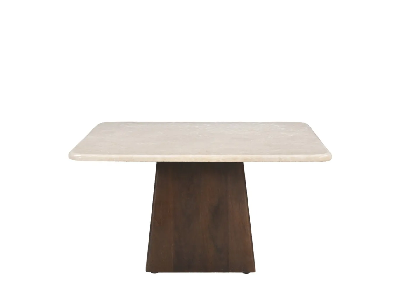Livingfurn Salontafel Brix Bottecino Mango Vierkant 75cm