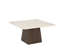 Livingfurn Salontafel Brix Bottecino Mango Vierkant 75cm