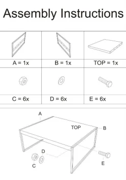 Livingfurn Salontafel Nairobi 60cm