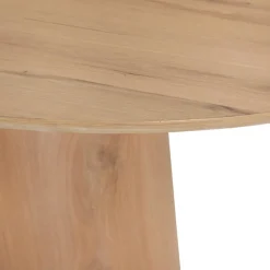 Livingfurn Salontafel Novero Ovaal Naturel Eikenfineer 120cm