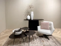 Livingfurn Sidetable Salvator Mangohout Walnoot 140cm