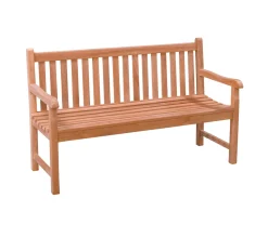 Livingfurn Tuinbank Bison 120cm Teakhout