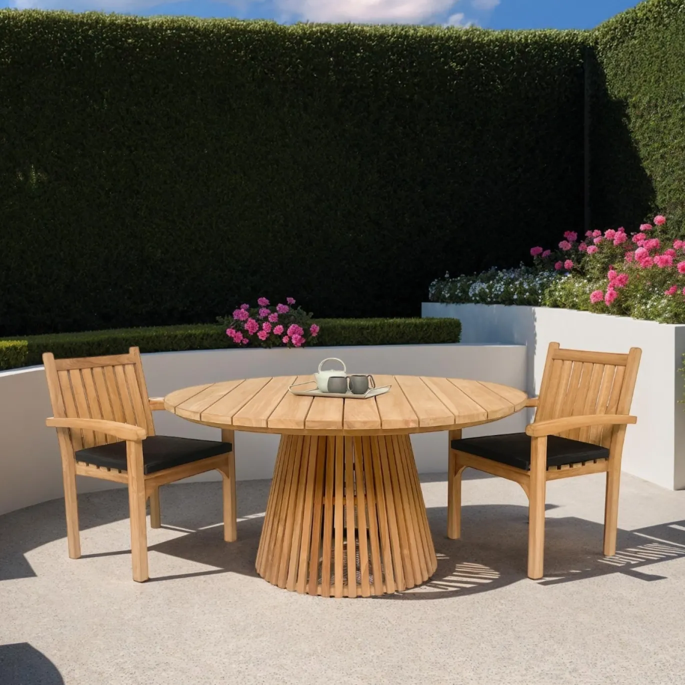 Livingfurn Tuinstoel Marco Teakhout