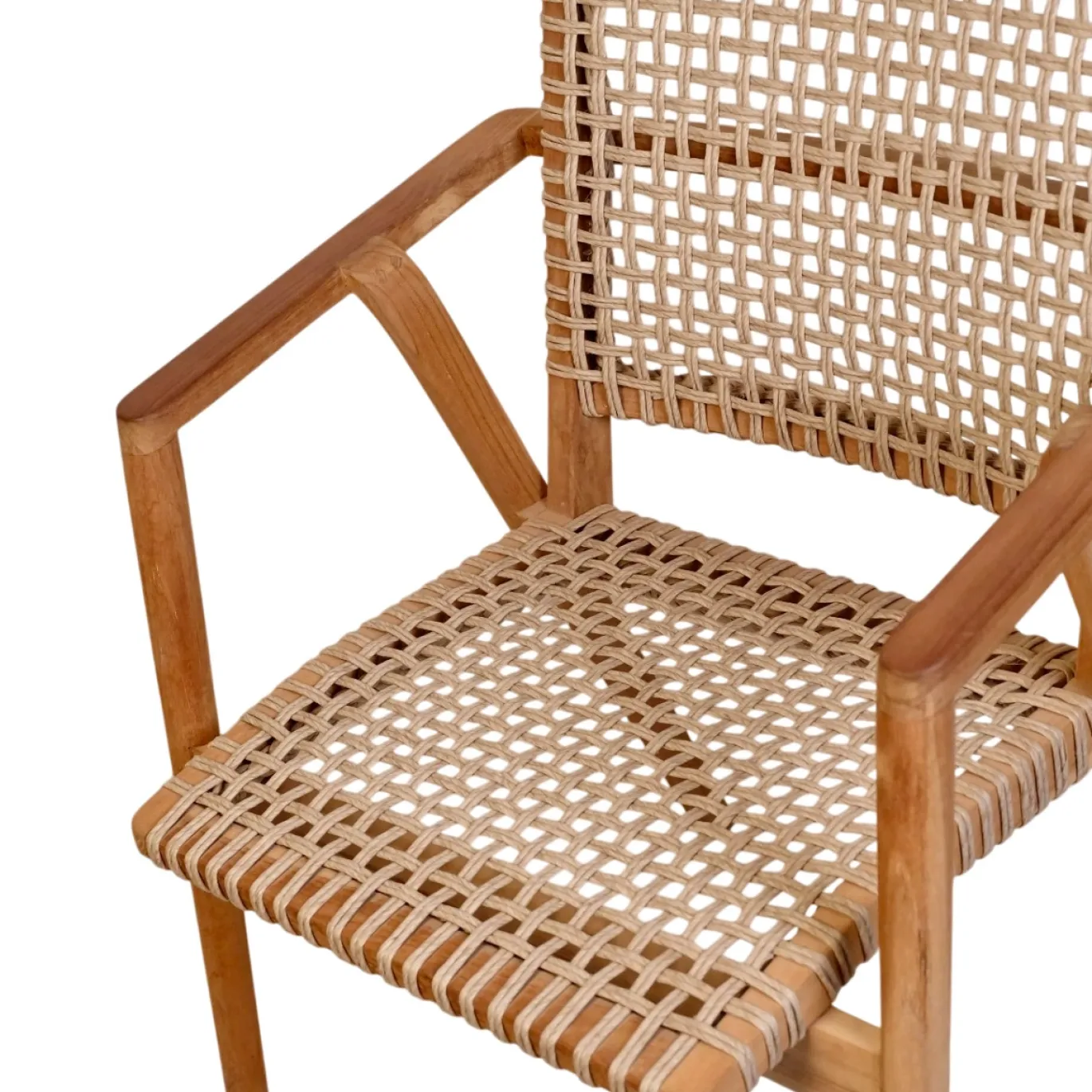 Livingfurn Tuinstoel Stapelbaar Anya Naturel