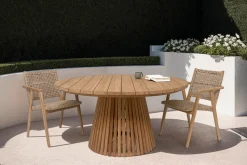 Livingfurn Tuintafel Cindo Teak 120cm
