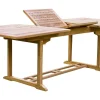 Livingfurn Tuintafel Evelien Teakhout Uitschuifbaar 180/240cm