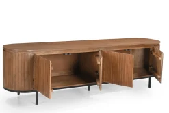 Livingfurn Tv-Meubel Noor Naturel 210cm Mangohout
