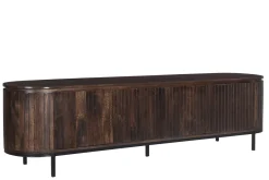 Livingfurn Tv-Meubel Noor Walnoot 210cm Mangohout